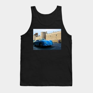 Beautiful blue vintage car near Windsor Castle Tank Top